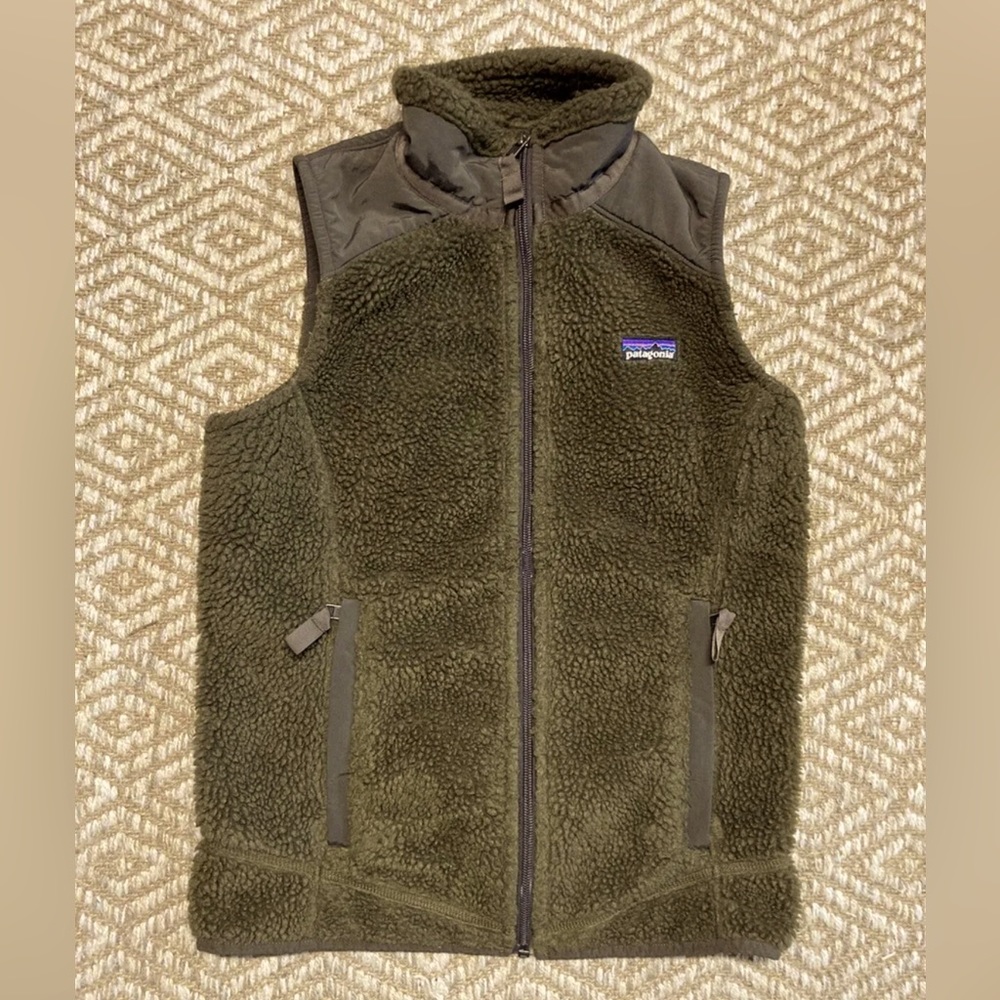 Patagonia•Synchilla Pile Retro-X Vest•Mossy Green•Size X Small